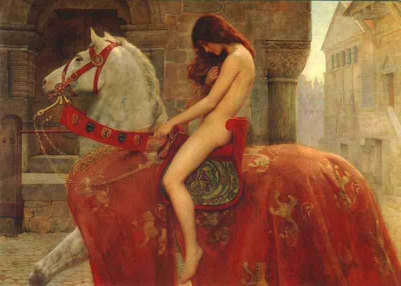 John Collier Lady Godiva oil painting picture